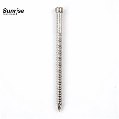 Lost Head Checkered Shank Screw