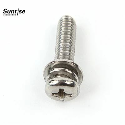 Pan Head Screws with Spring Washer