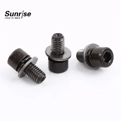 Three Combination Screw Black Grade 8.8