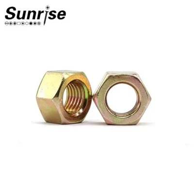 Carbon Steel Yellow Zinc Plated DIN934 Hexagonal Nut