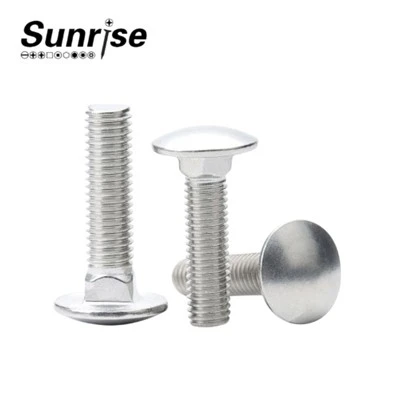 304 Stainless Steel American Standard Round Head Square Neck Bolts