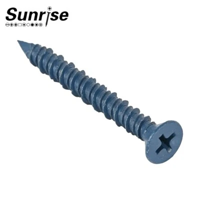 Blue Coating Diamond Tip Concrete Screws