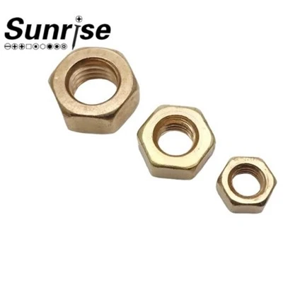 Brass Inch Nut B.S57