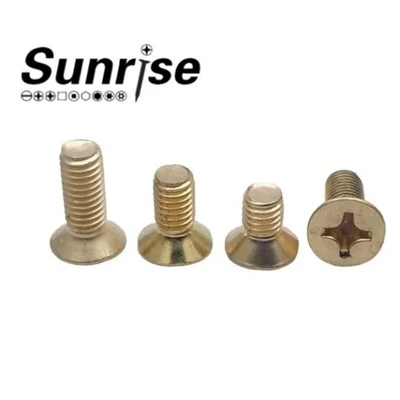 Brass Countersunk Head Phillips Screws