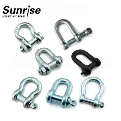 D-Type Carbon Steel Heavy Duty Shackle
