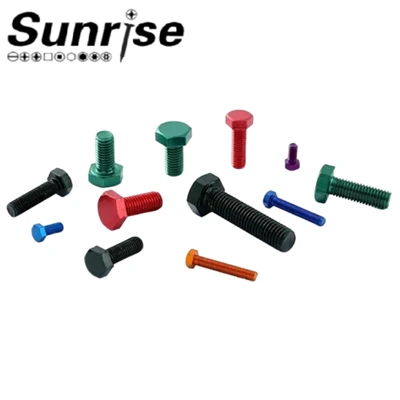 DIN933 Colorful Anodized Hex Bolt