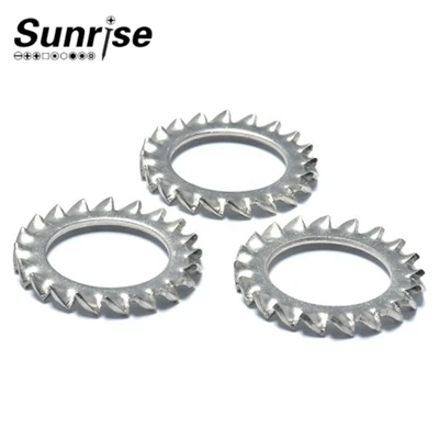 External Overlap Lock Washer, DIN 6798A