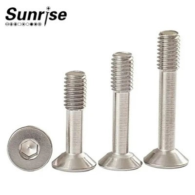 Flat Head Allen Key Hex Socket Metal Captive Screws
