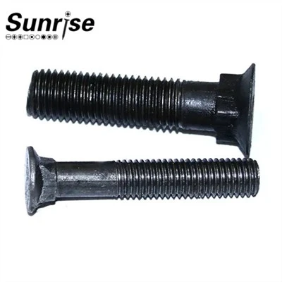 Flat Head Plow Bolt With Square Neck ASME/ANSI B18.5, B18.9