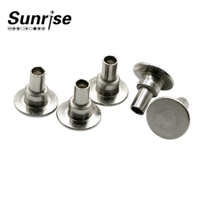Flat Head Semi-Hollow/Hollow Iron Rivets