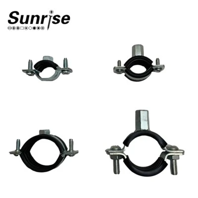 Galvanized Iron EPDM Rubber Pipe Clamp