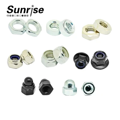 Hexagon Serrated Spinlock Flange Nut Lock Nut