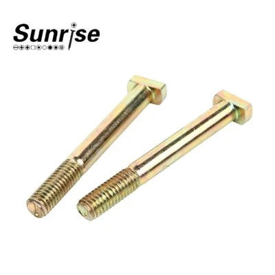 High Quality Yellow Zinc T-Bolts