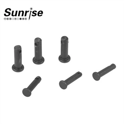 High Strength Flat Head Black Cylindrical Pin With Hole