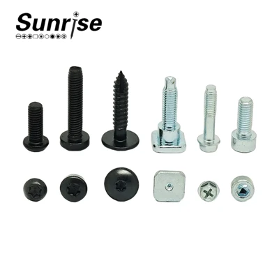 High Strength Galvanized Screws Slotted Machine Screws And Cap Bolt For Auto Parts