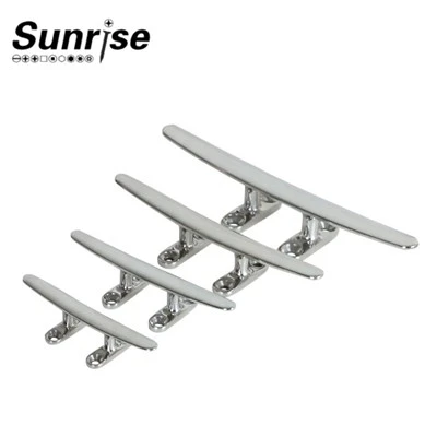 Light And Heavy Duty Flat Cleat Bolt/ Stainless Steel Speedboat Yacht Bollard Cable Pile