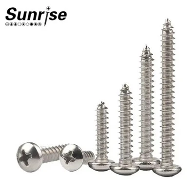 M2-M10 Phillips Pan Head Self-tapping Screws SS316