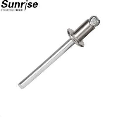 Open Half Stainless Steel Core Rivet