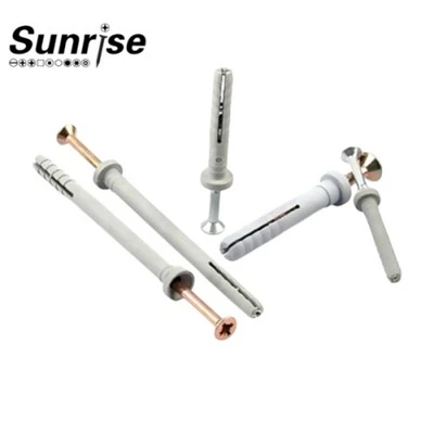 Plastic Wall Plug With Fixing Nail Anchor