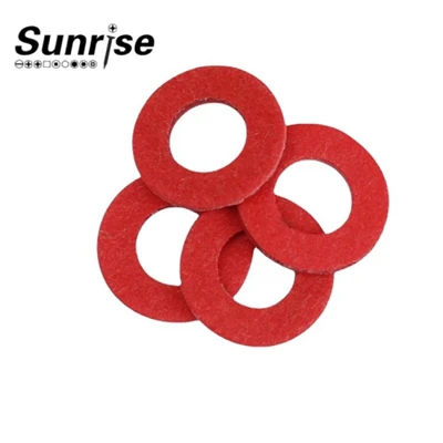 Red Steel Paper Insulating Washer