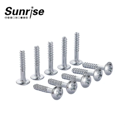Round Head Hand-Tightened Cross Slot Machine Screws