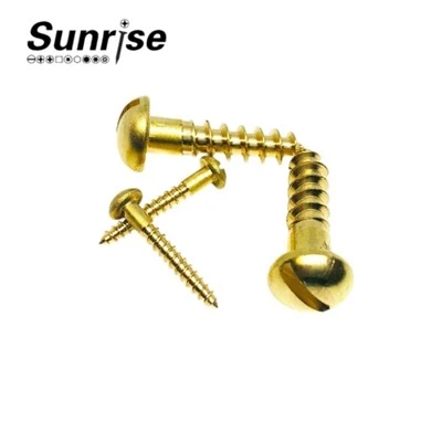Slotted Half Round Head Copper Self Tapping Screws