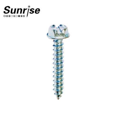 Slotted Hex Washer Head Wood Screws