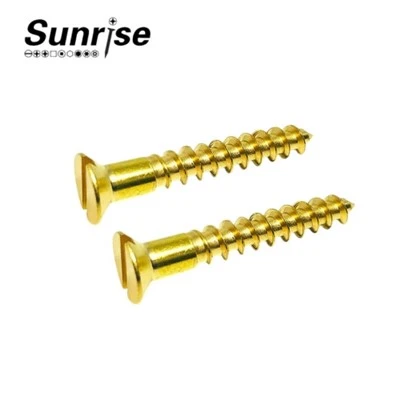 Slotted Self-Tapping Copper Wood Screws