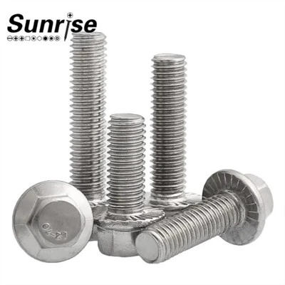 Smooth Surface Precision Thread Hexagon Flange Bolt