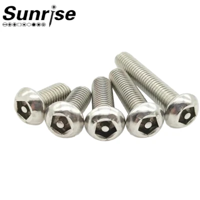 SS304/316 Anti Theft Security Pentagon Penta Drive Pan Button Head Screw
