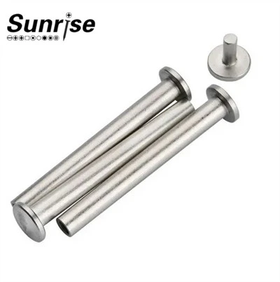 Stainless Steel Flat Head Tubular Semi Hollow Rivets
