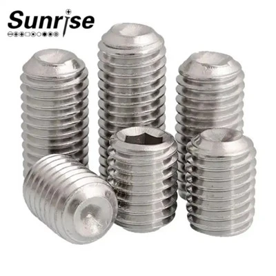 Stainless Steel Hexagon Socket Set Screw With Concave End