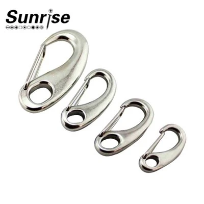 Stainless Steel Spring Hook/Egg-Shaped Hook/Eyebrow Hook/Keychain