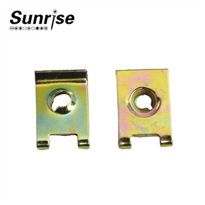 Automotive parts stamping parts - Spring nut U-shaped buckle